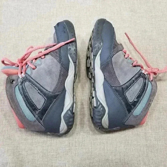 Hi-Tec Suede Lace up Dri Tec Hi Top Kids Snow Boots Size 2 - Picture 8 of 11